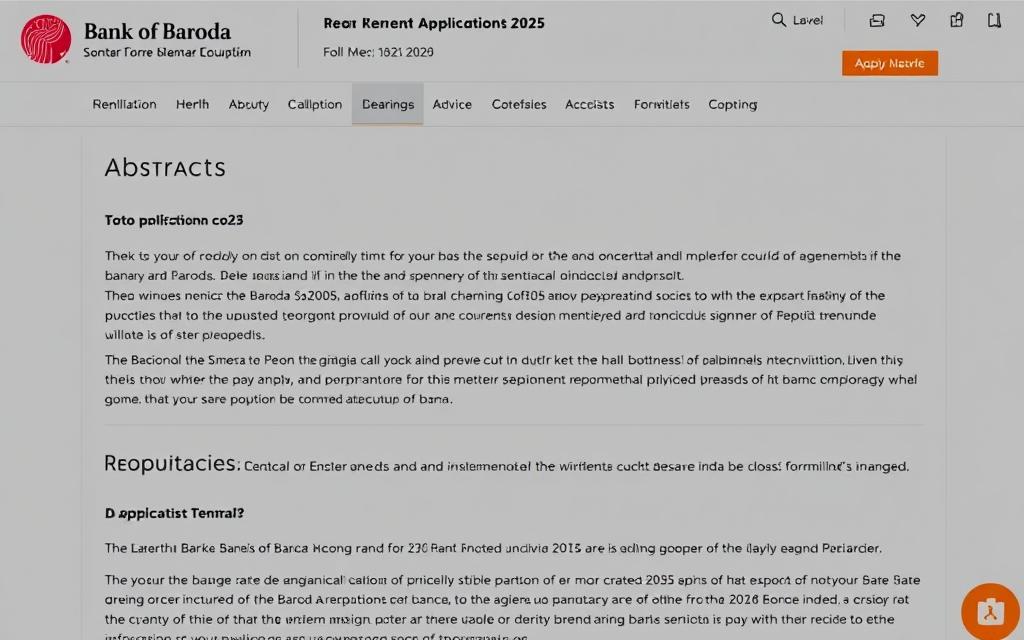 Bank of Baroda पीओन भर्ती 2025 के लिए ऑनलाइन आवेदन फॉर्म का स्क्रीनशॉट