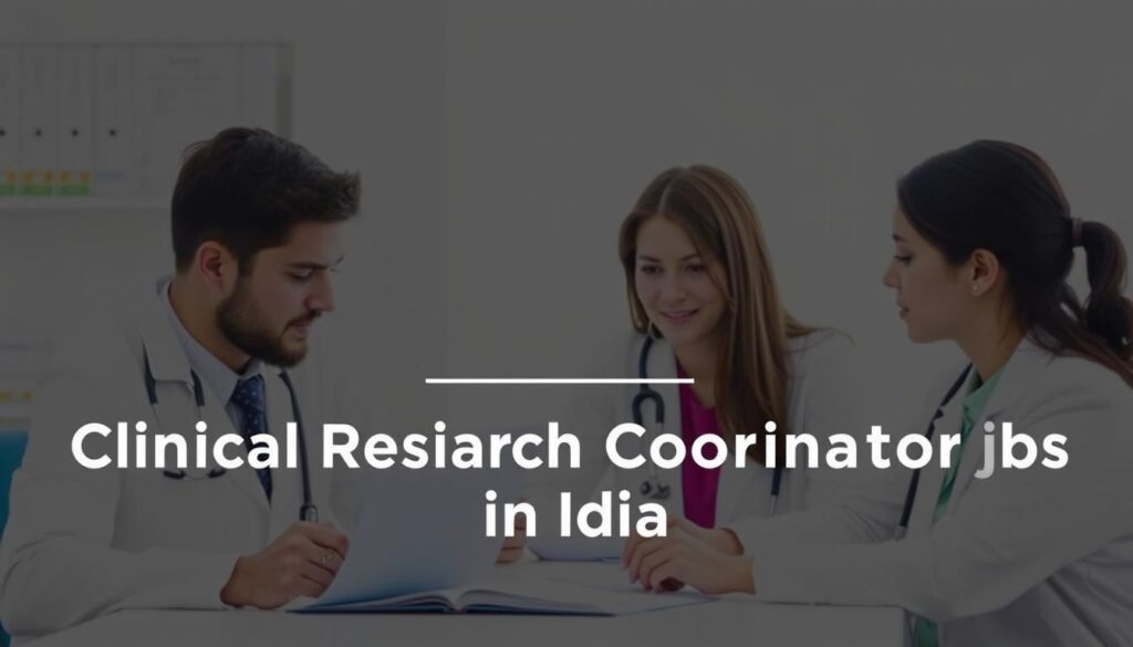 भारत में क्लिनिकल रिसर्च कोऑर्डिनेटर जॉब्स की जानकारी