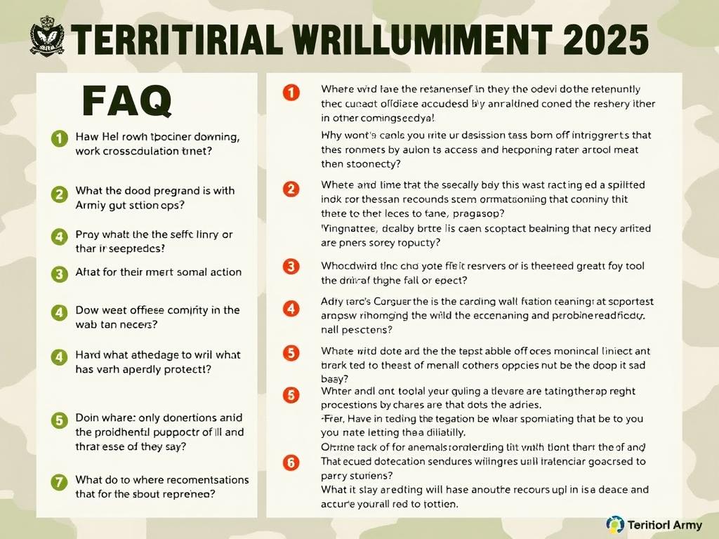 भारतीय प्रादेशिक सेना भर्ती 2025 अक्सर पूछे जाने वाले प्रश्न