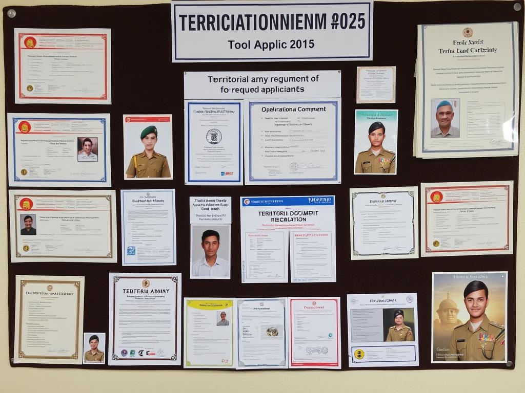 भारतीय प्रादेशिक सेना भर्ती 2025 आवश्यक दस्तावेज